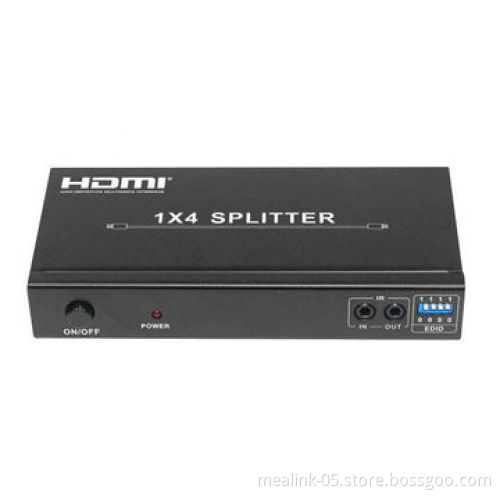 1x4 HDMI Splitter + 50M Extender, Over CAT5e/CAT6 with IR + EDID Control
